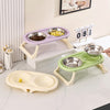 Snugpets Elevated Foldable Double Feeding Bowl